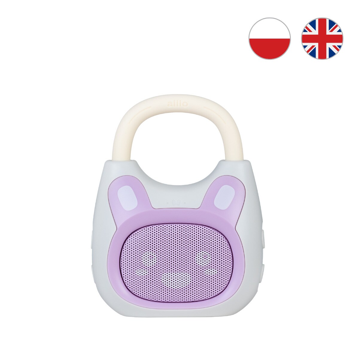 Pocket Bunny K1 - Odtwarzacz MP3 z Bluetooth - fioletowy Alilo