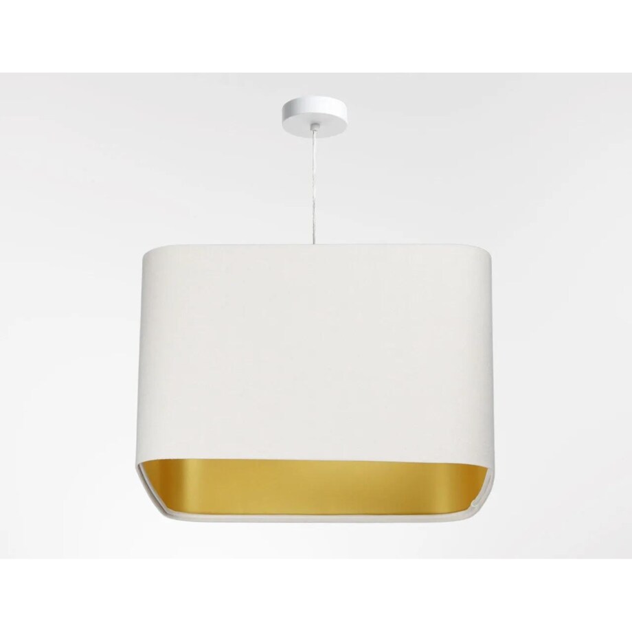 Lampa wisząca KWADRO SUE 40w30 biała/złota