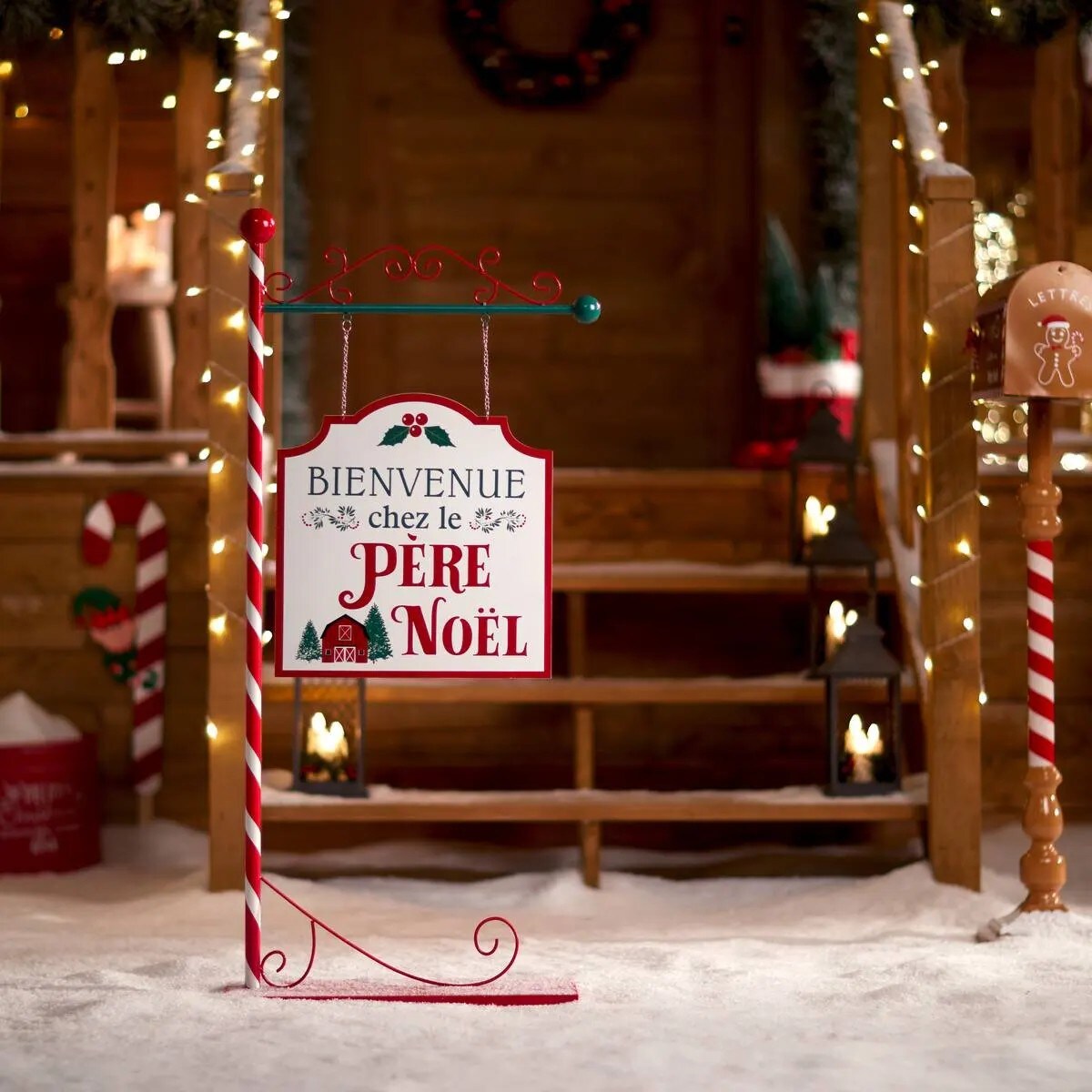 Dekoracja świąteczna - metalowy znak 100 cm