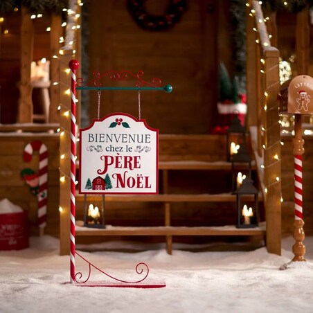 Dekoracja świąteczna - metalowy znak 100 cm