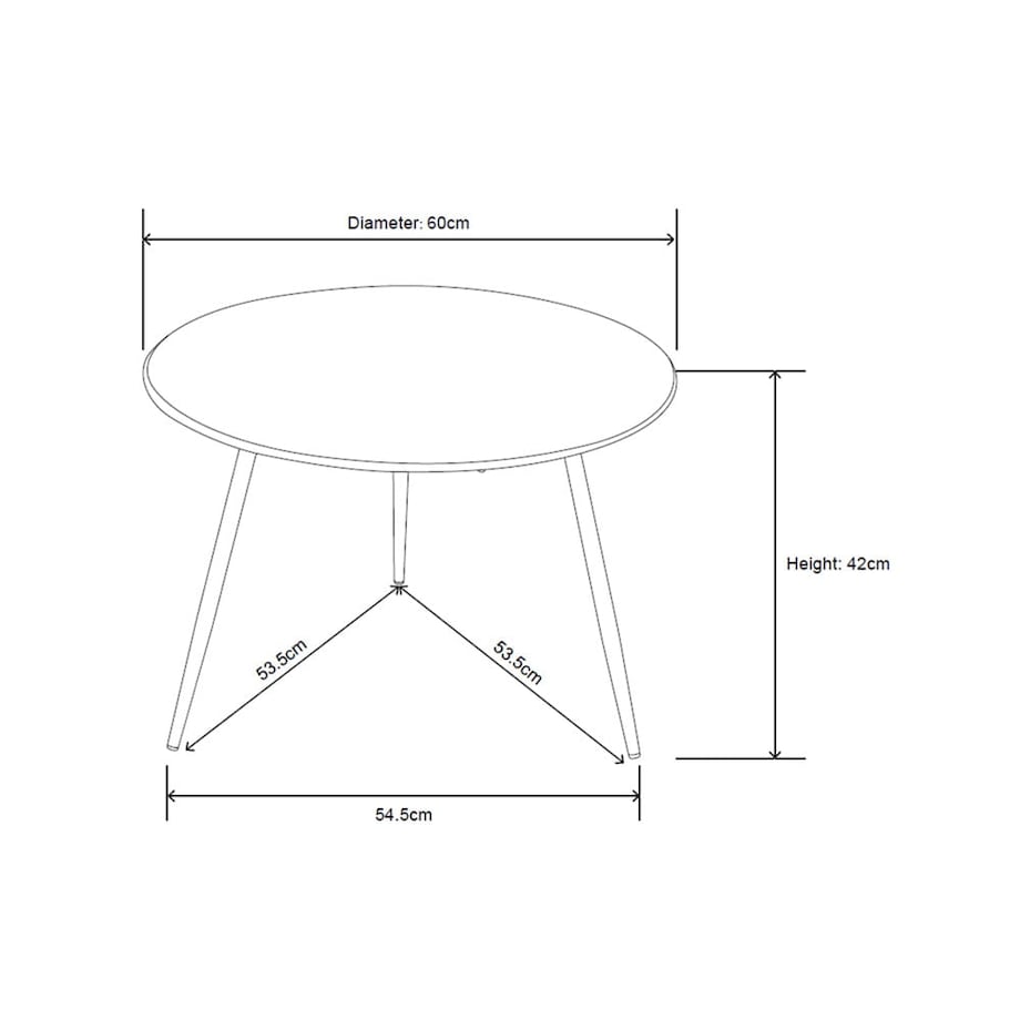 Stolik ogrodowy stalowy, Vibe ze szklanym blatem