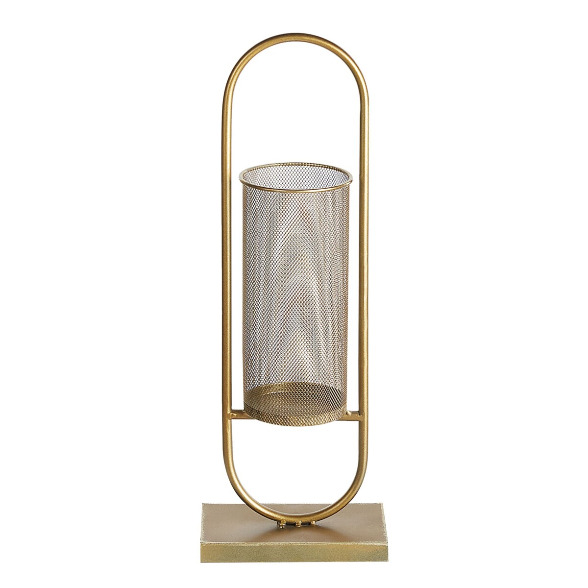 Świecznik metalowy 53 cm złoty BOHOL