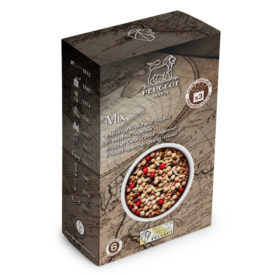 PEUGEOT FRESH BLEND - mieszanka pieprzu i ziół, 60 g