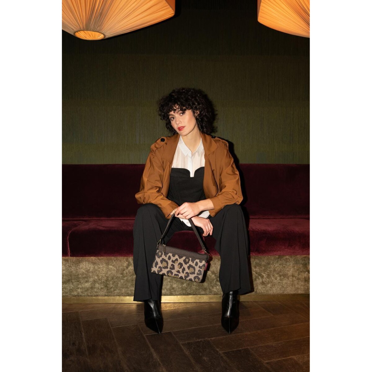 Torebka MINI POUCH, leo macchiato