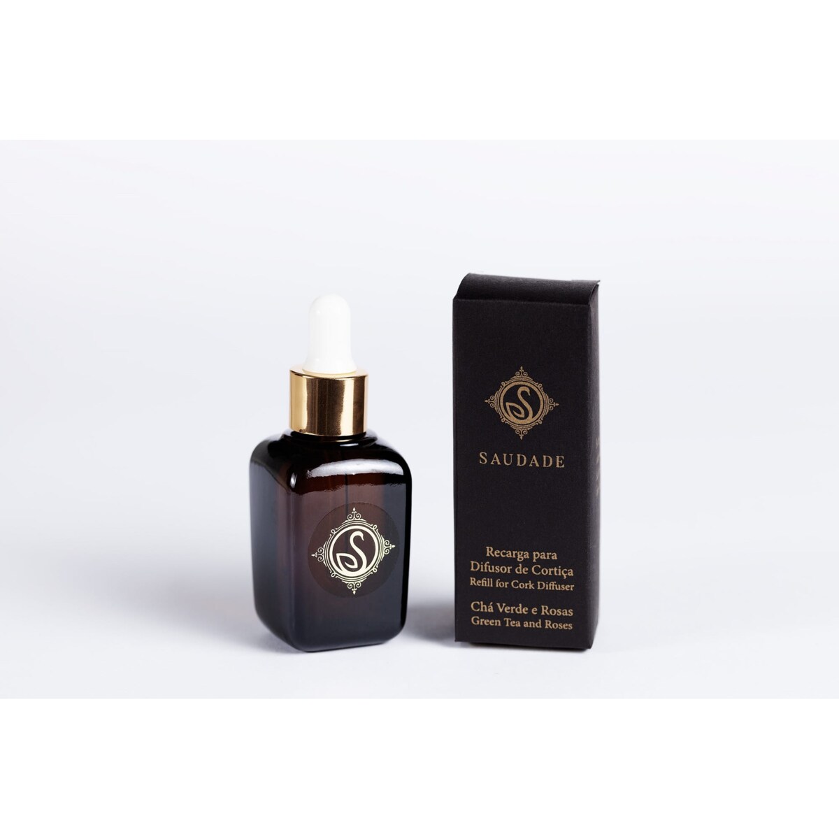 Dyfuzor korkowy o zapachu zielonej herbaty i róż