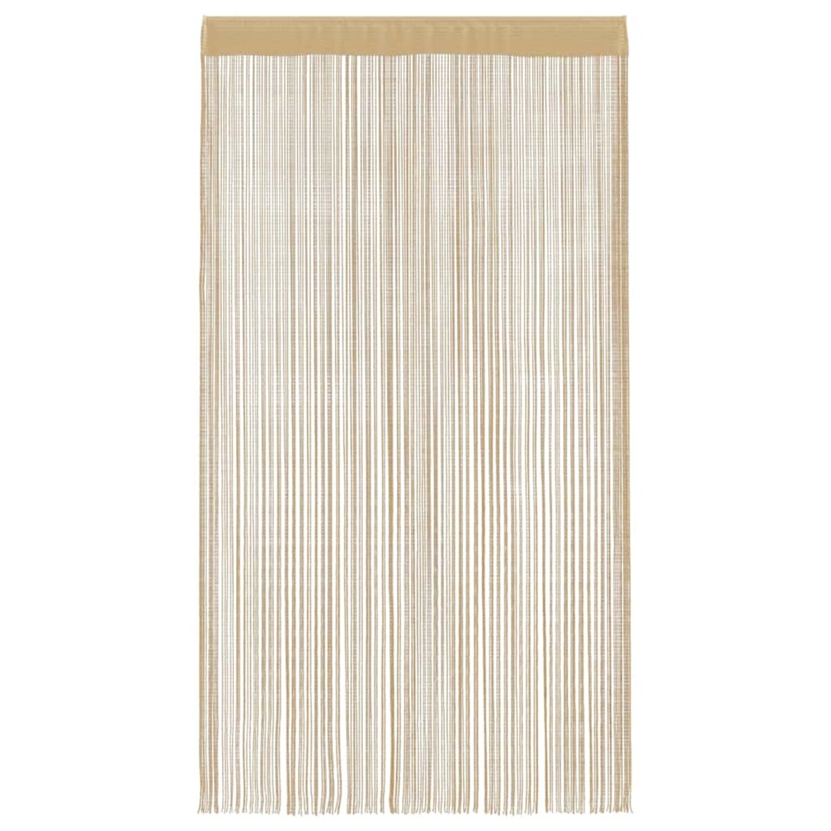 vidaXL Zasłony sznurkowe, 2 sztuki, 140 x 250 cm, beżowe