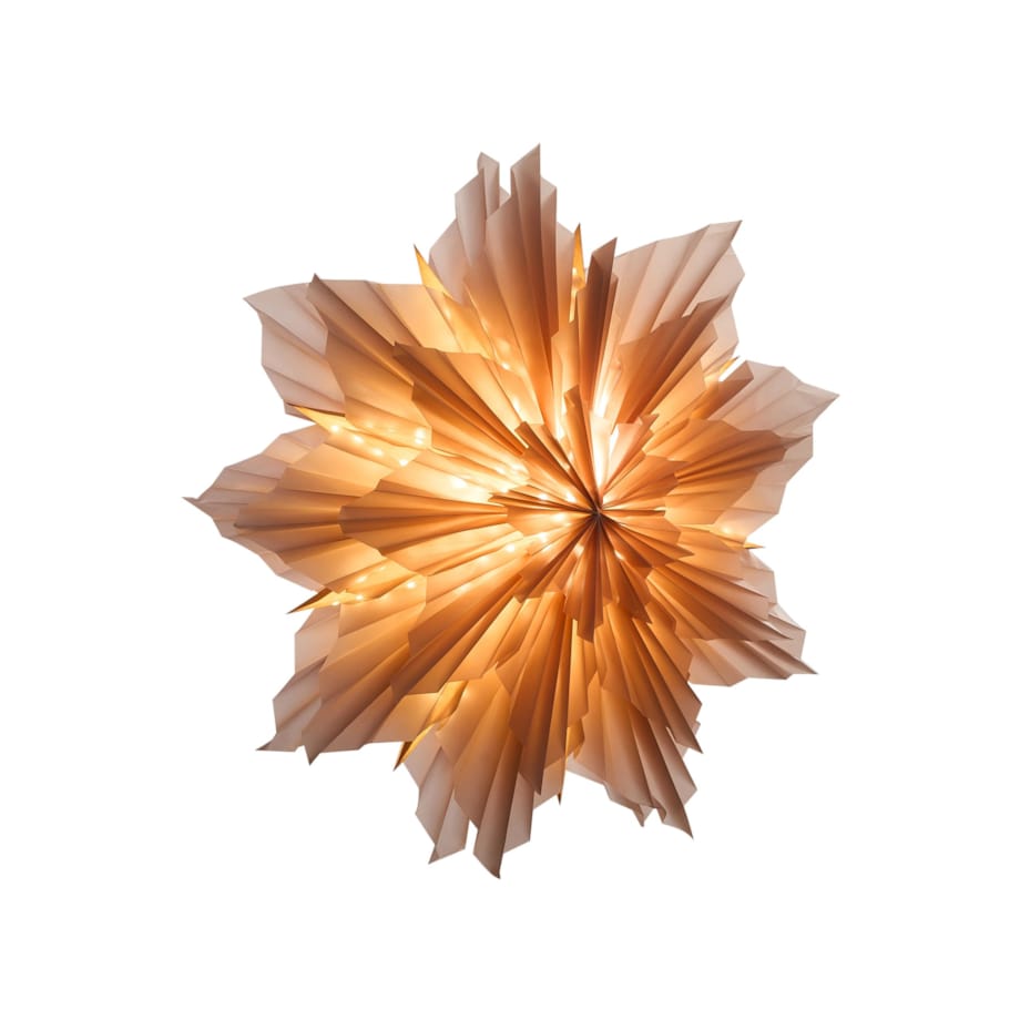 Dekoracja świąteczna OSTERAN Gwiazda 59 cm Różowy