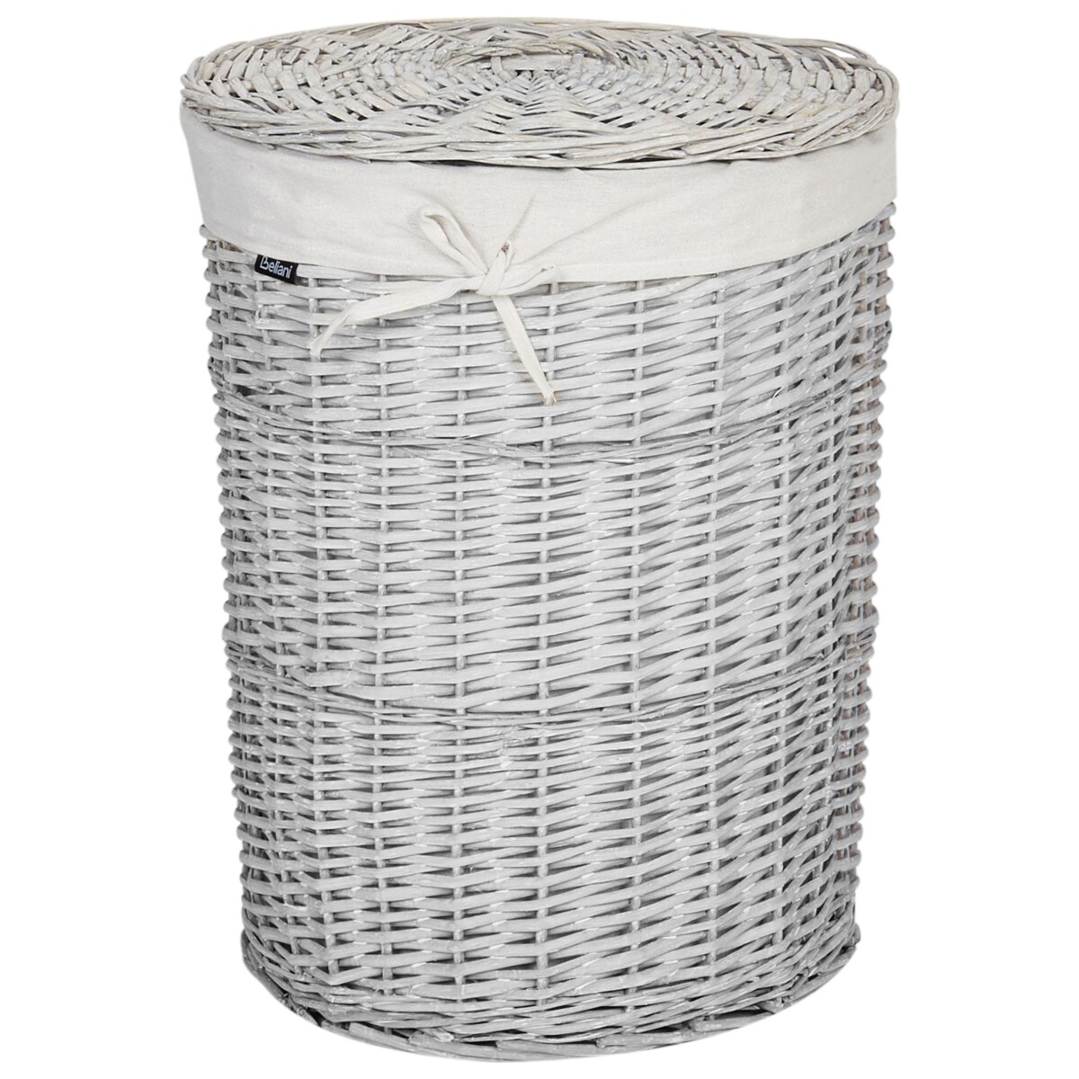 Zestaw 5 koszy wiklinowych szary VAKARI