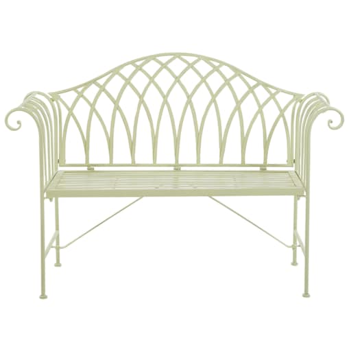 Ławka ogrodowa 130 cm jasnozielona MILAZZO
