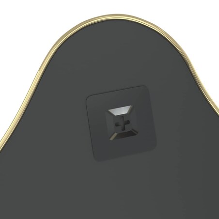 vidaXL Lustro ścienne, złote, 50x40 cm