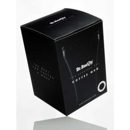 Kubek termiczny do kawy z powłoką ceramiczną Dr.Bacty Apollo - 227 ml - czerwony