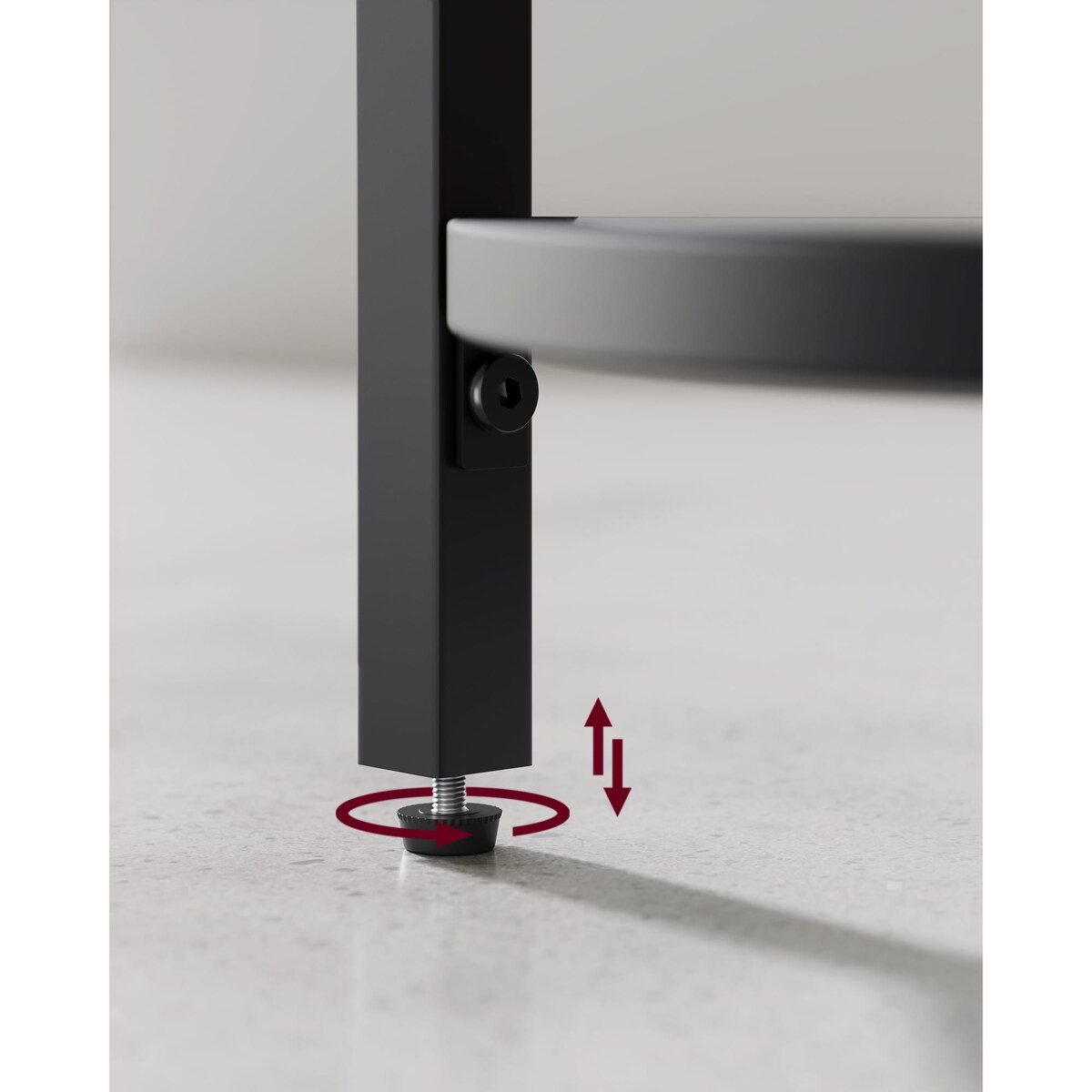 Regał Szklany Na Ksiązki Kwiaty Do Pokoju Sypialni Biura Przedpokoju Czarny