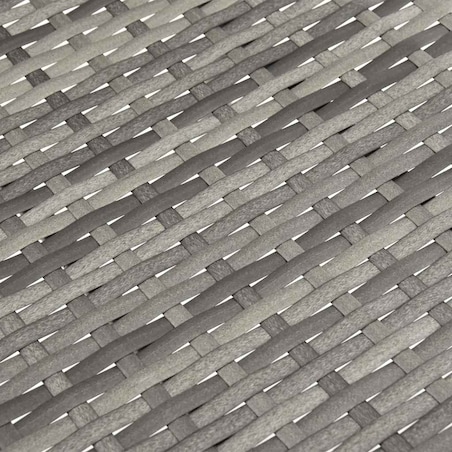 vidaXL Sztaplowane krzesła ogrodowe, 2 szt., szare, polirattan