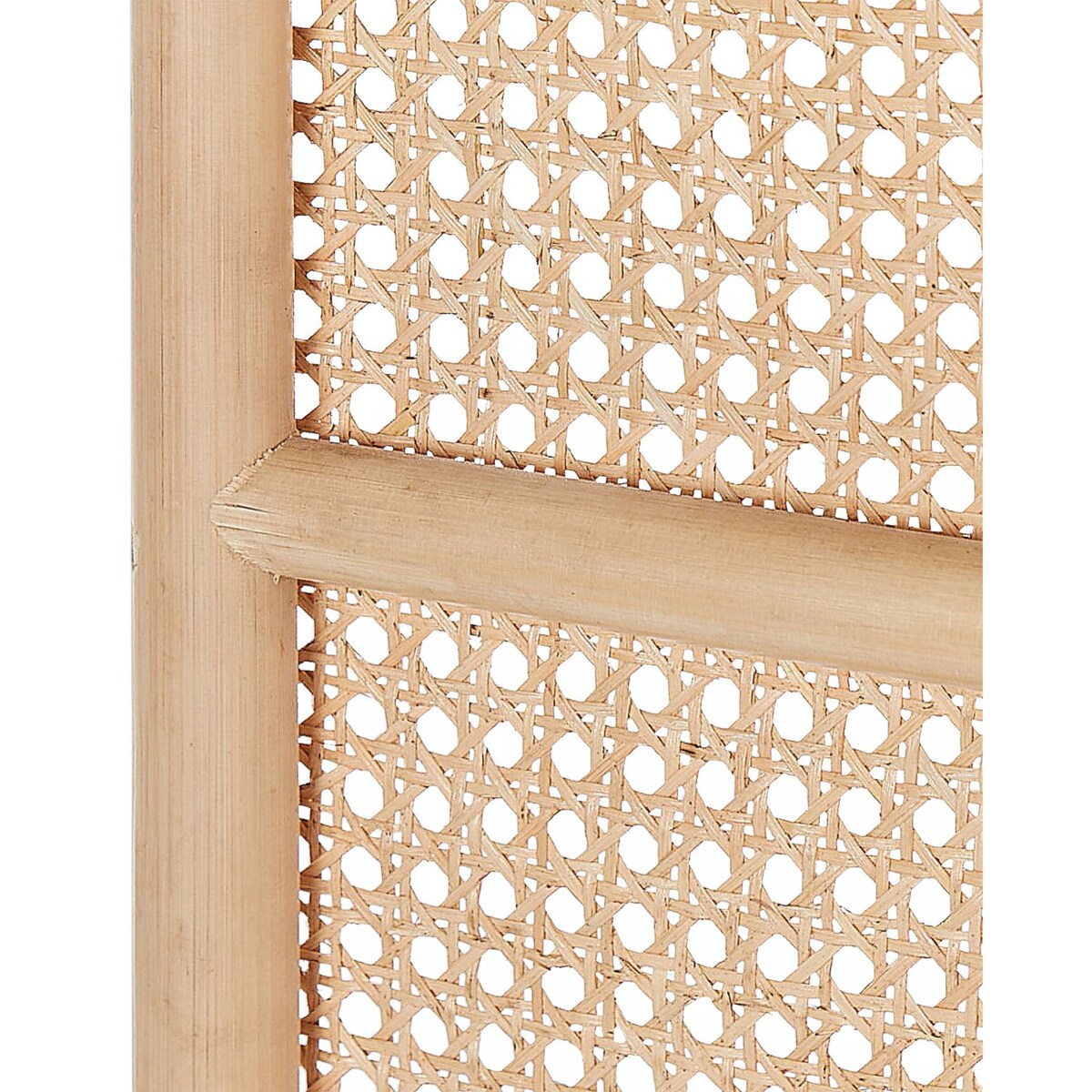 3-panelowy składany parawan pokojowy rattanowy 105 x 180 cm naturaly POTENZA