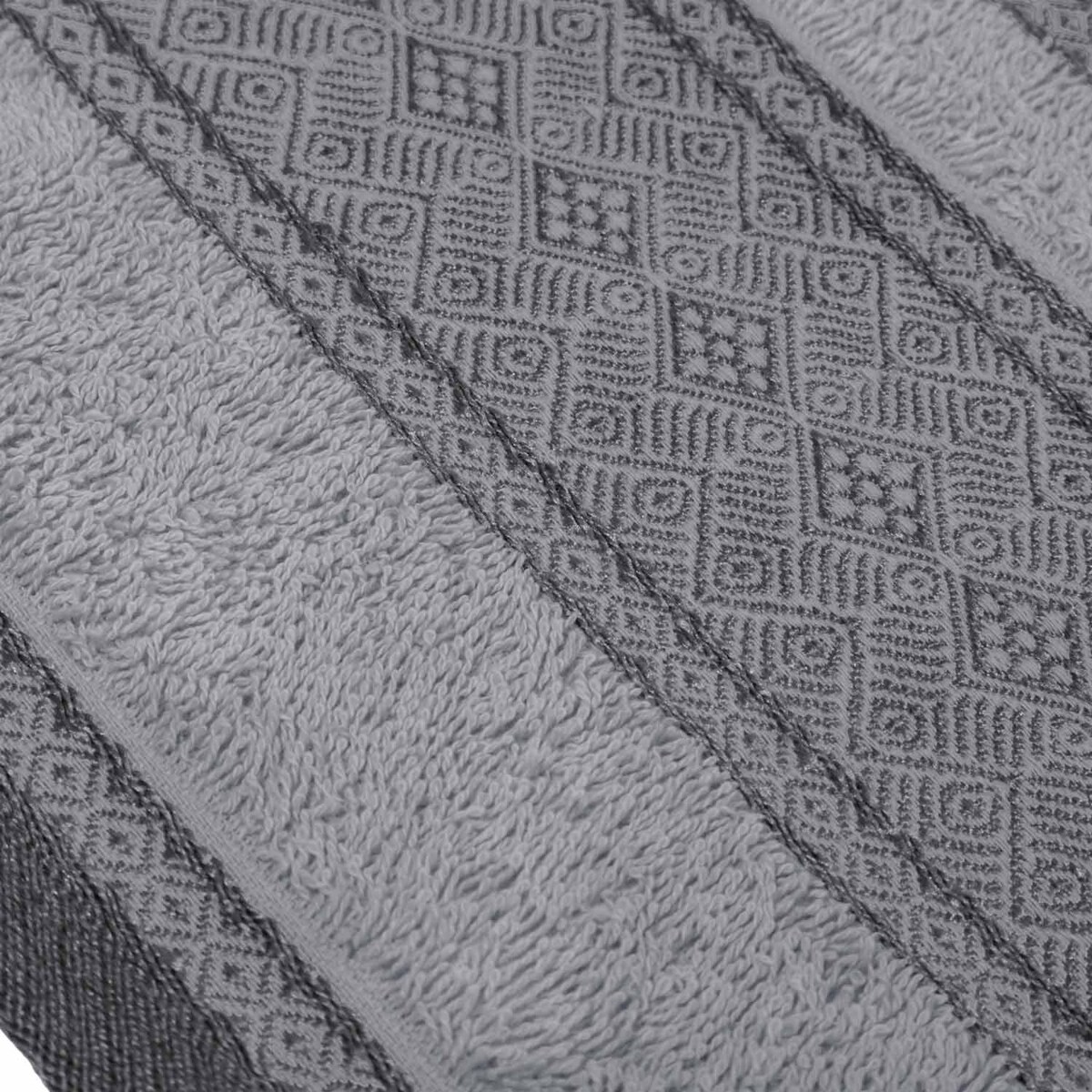 Szary Ręcznik 30 x 30 Welur 100% Bawełna Ręczniczek mini do Rąk Łazienkowy