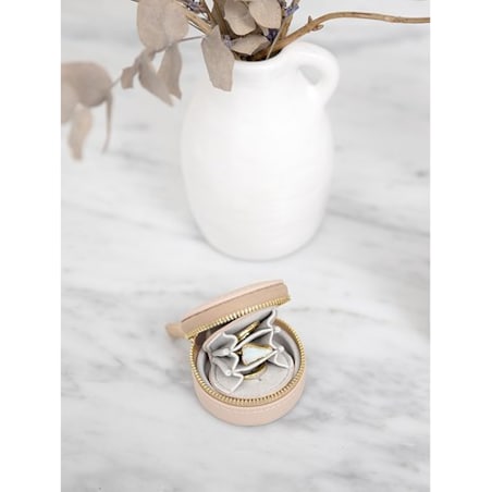 Pudełko podróżne na biżuterię Stackers Oyster mini różowe