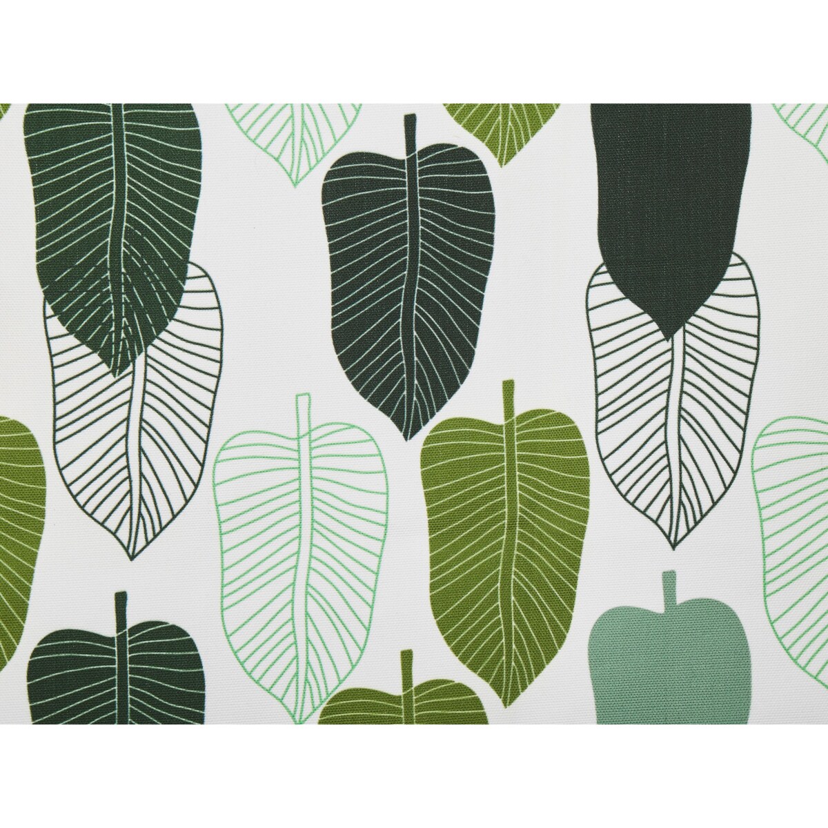 Zestaw 2 tkanin leżakowych wzór w liście wielokolorowy ANZIO / AVELLINO