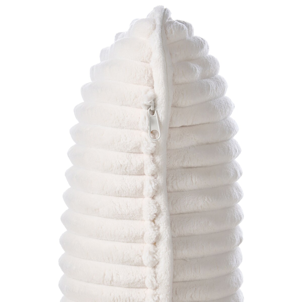 Fotel SORSELE Sztruks Biały