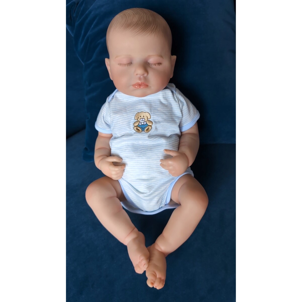 Lalka Hiszpańska Lalki jak Żywe dziecko Rebon Lala Bobas winyl Antonio