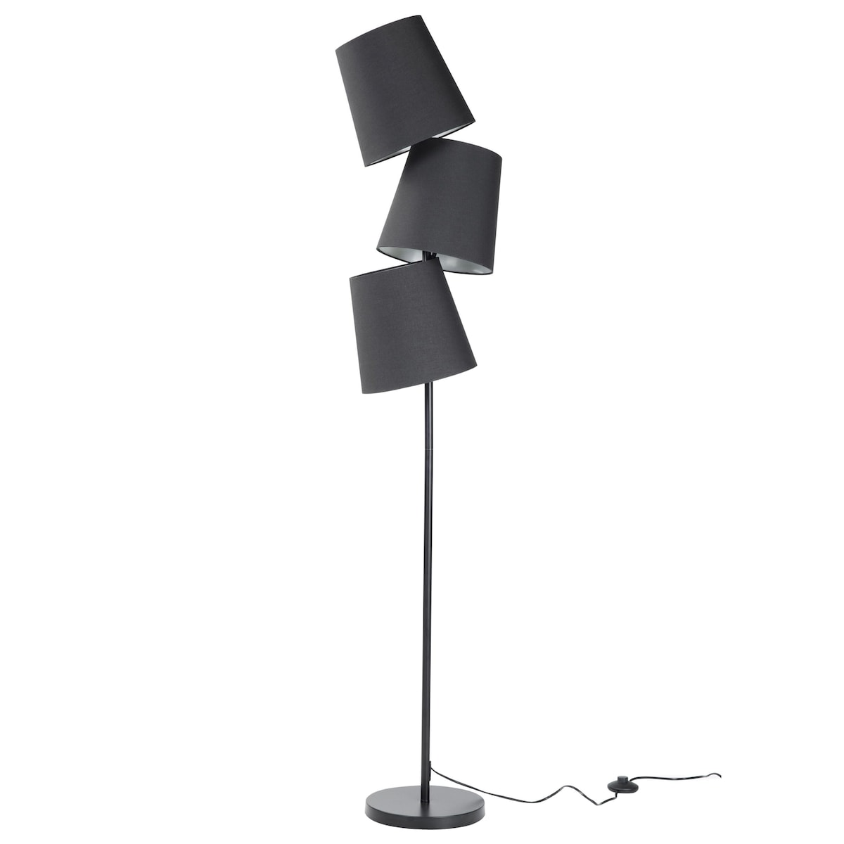 Lampa podłogowa RIO GRANDE Metal Czarny
