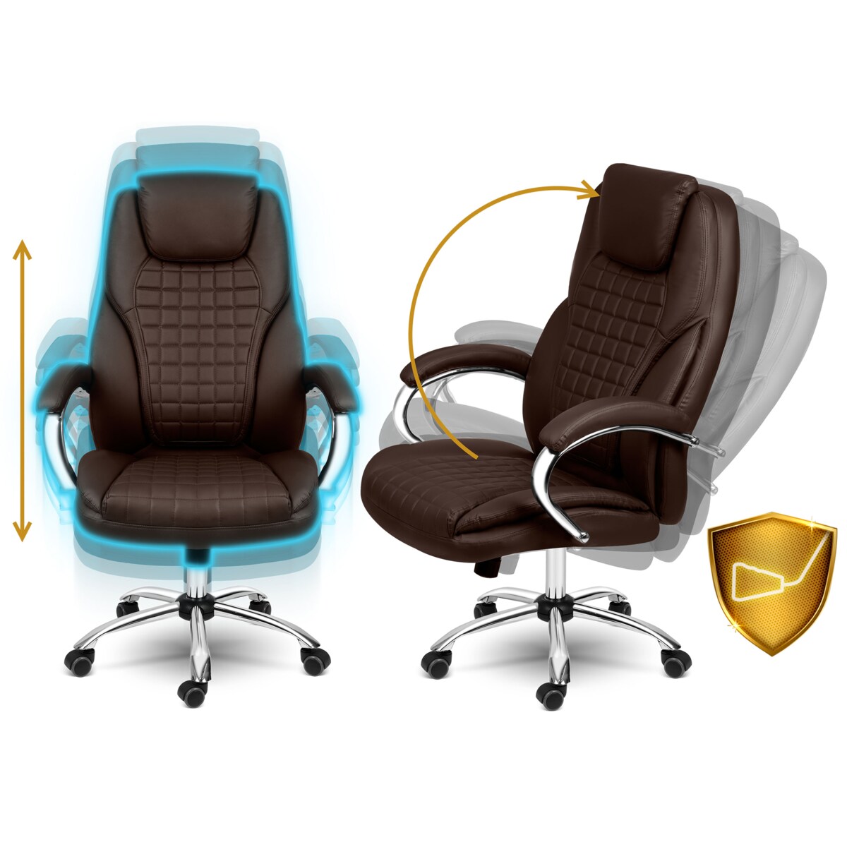 Fotel biurowy gabinetowy krzesło biurowe Sofotel Batory