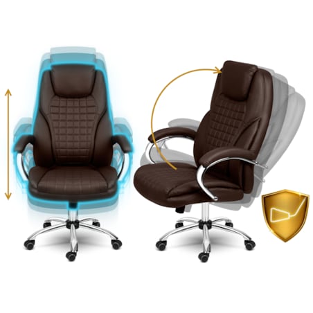 Fotel biurowy gabinetowy krzesło biurowe Sofotel Batory