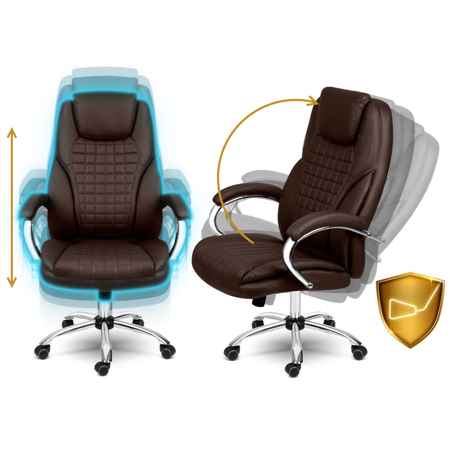 Fotel biurowy gabinetowy krzesło biurowe Sofotel Batory