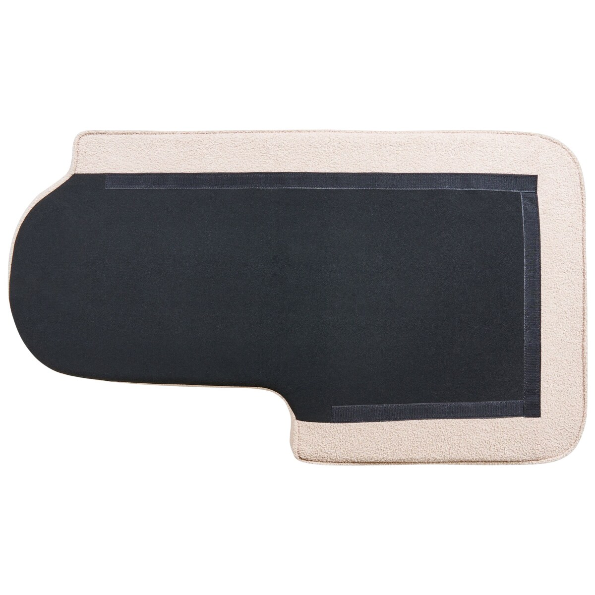 Szezlong boucle lewostronny jasnobeżowy ALLIER