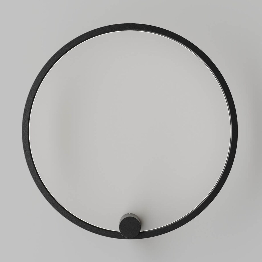 Salonowa lampa ścienna Ringa WL0116-M-BK Yaskr LED 35W 3000-4000K IP44 czarna