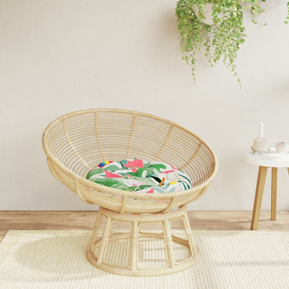 vidaXL Okrągła poduszka, wielokolorowa, Ø 60 x 11 cm, tkanina Oxford