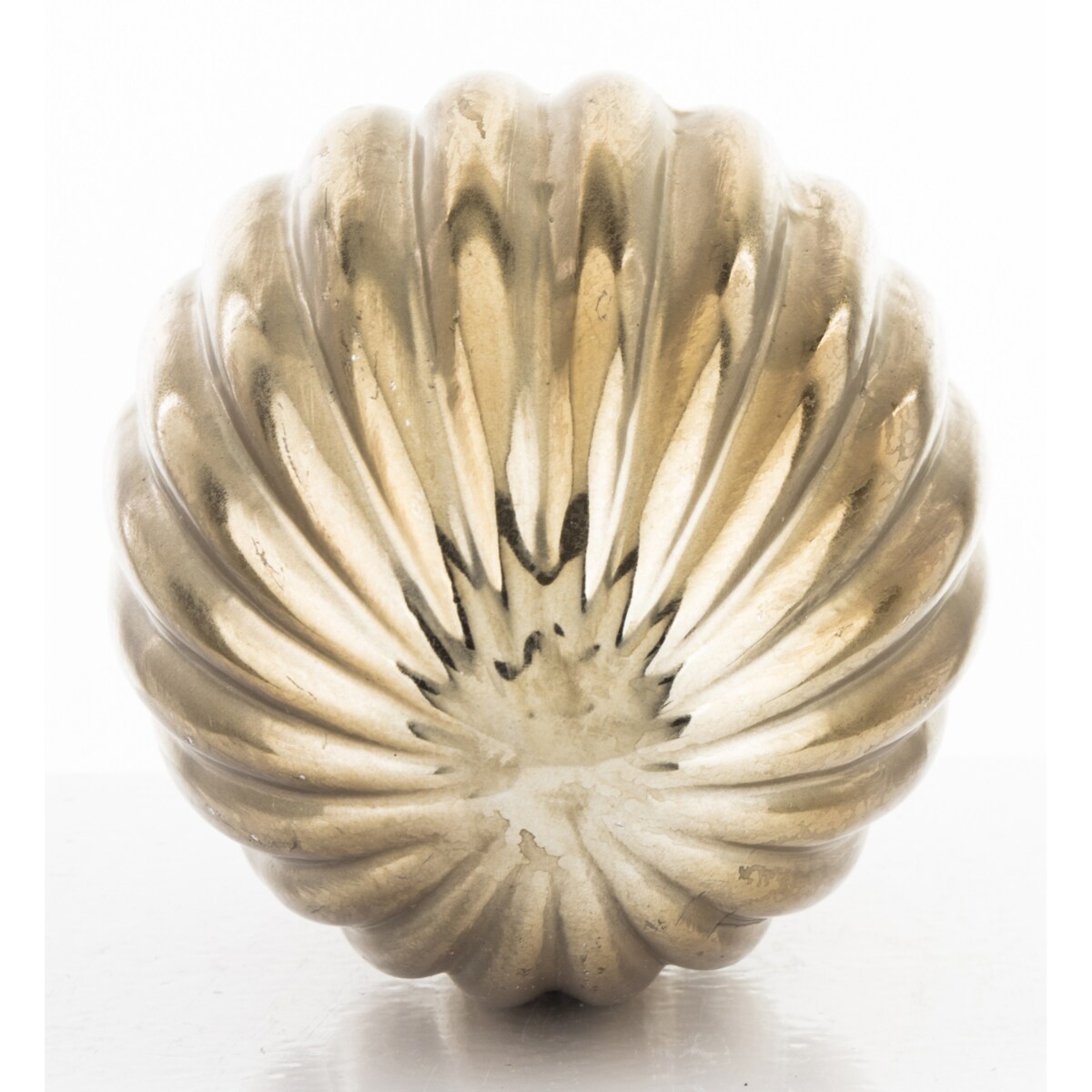 Dekoracja - złote jajko 16x10x10 cm ceramiczne TATIM