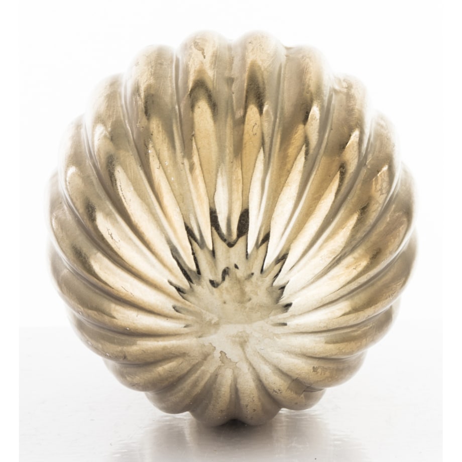 Dekoracja - złote jajko 16x10x10 cm ceramiczne TATIM