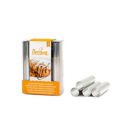 Decora Foremki do rurek z kremem lub cannoli 12 cm - 8 szt.