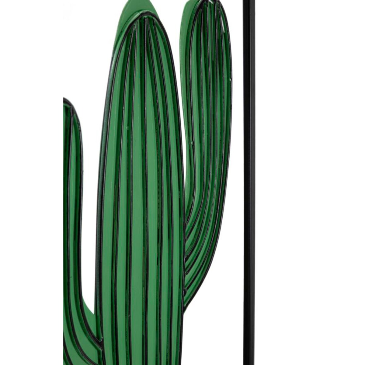 Zestaw 3 dekoracji ściennych Cactus, kolor wielokolorowy, żelazo, motyw: kaktus, do salonu i przedpokoju, Mauro Ferretti