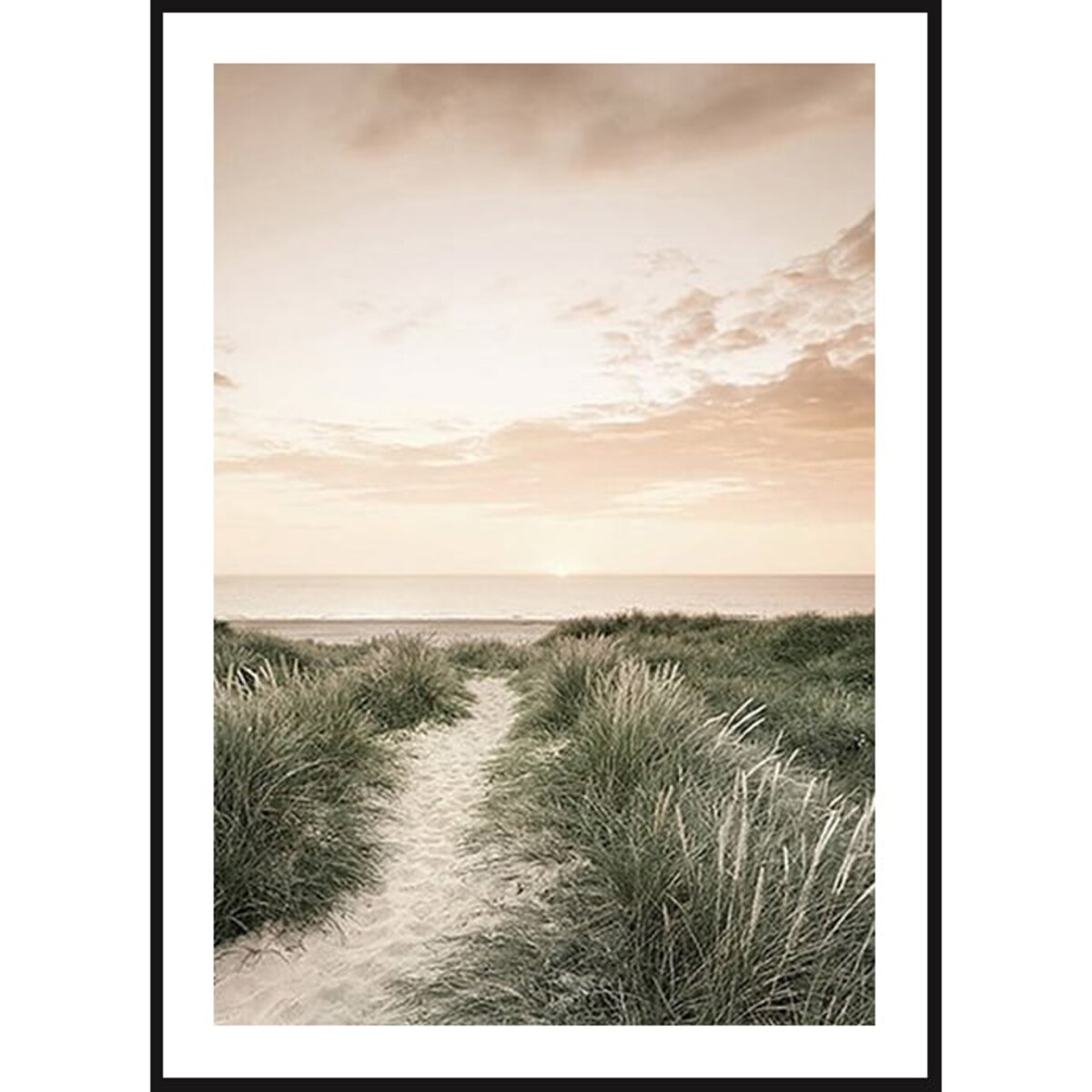 Poster Story, Plakat, Obraz - Spacer nad Morzem Piaszczystą Drogą, wymiary 42 x 60 cm