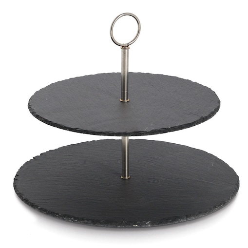 Dwupoziomowa patera do serwowania ZELLER, Ø 30 x 23 cm
