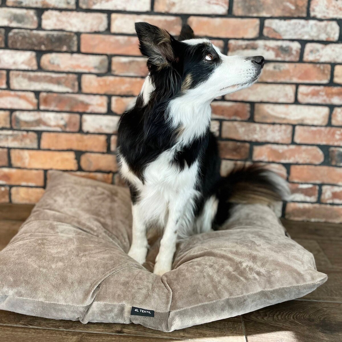 Miękka poduszka dla psa MALIBU, 100x80 cm, Brąz