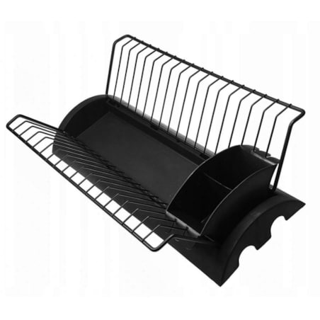 Suszarka do naczyń stojąca czarna 41.5x25.5x11.5cm KINGHOFF