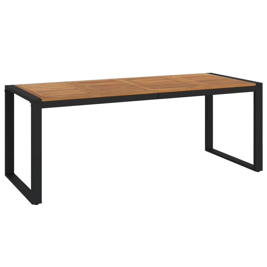 vidaXL Stół ogrodowy z nogami w kształcie U, 200x90x75 cm, akacja