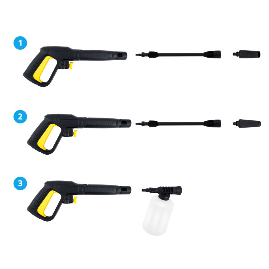 Myjka ciśnieniowa 1800W 230 bar zestaw Humberg