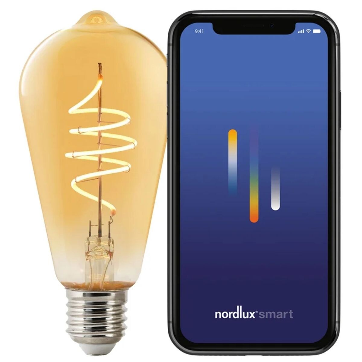 Żarówka Edison Smart 2170112747 Nordlux dioda LED 4,7K 2200K bursztynowa