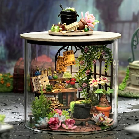 Miniaturowy domek - Magiczny ogródek