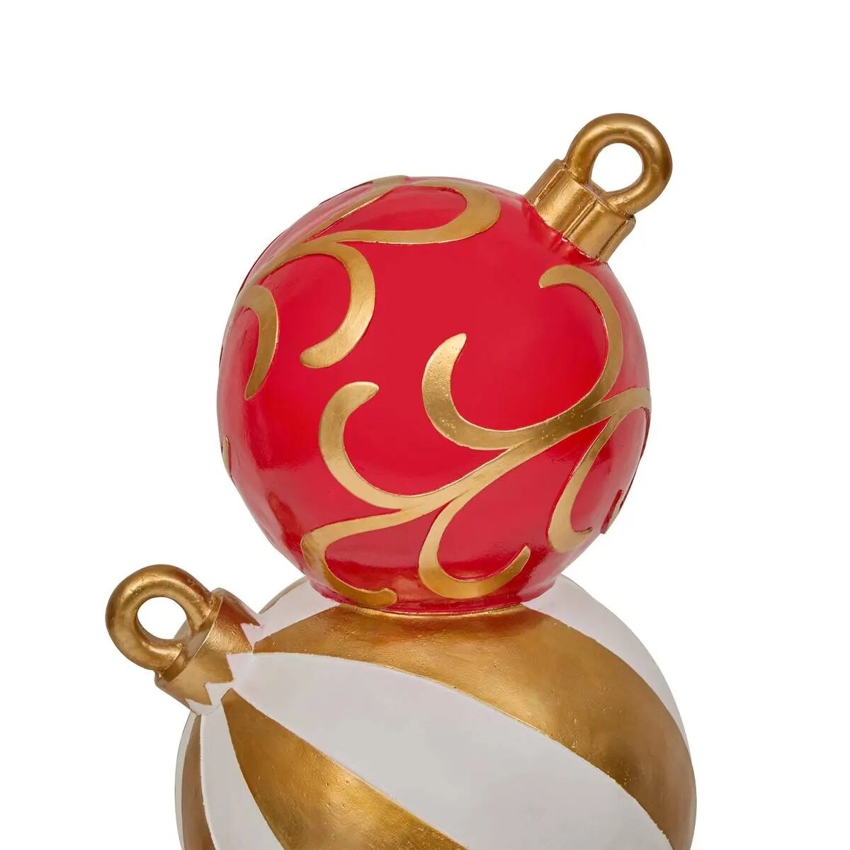 Duża dekoracja świąteczna - stos bombek 122 cm