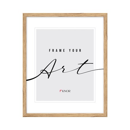 Ramki, 21x29,7 cm, A4, ramka na zdjęcie, Knor - beżowe ramki do zdjęć i plakatów, dekor drewna