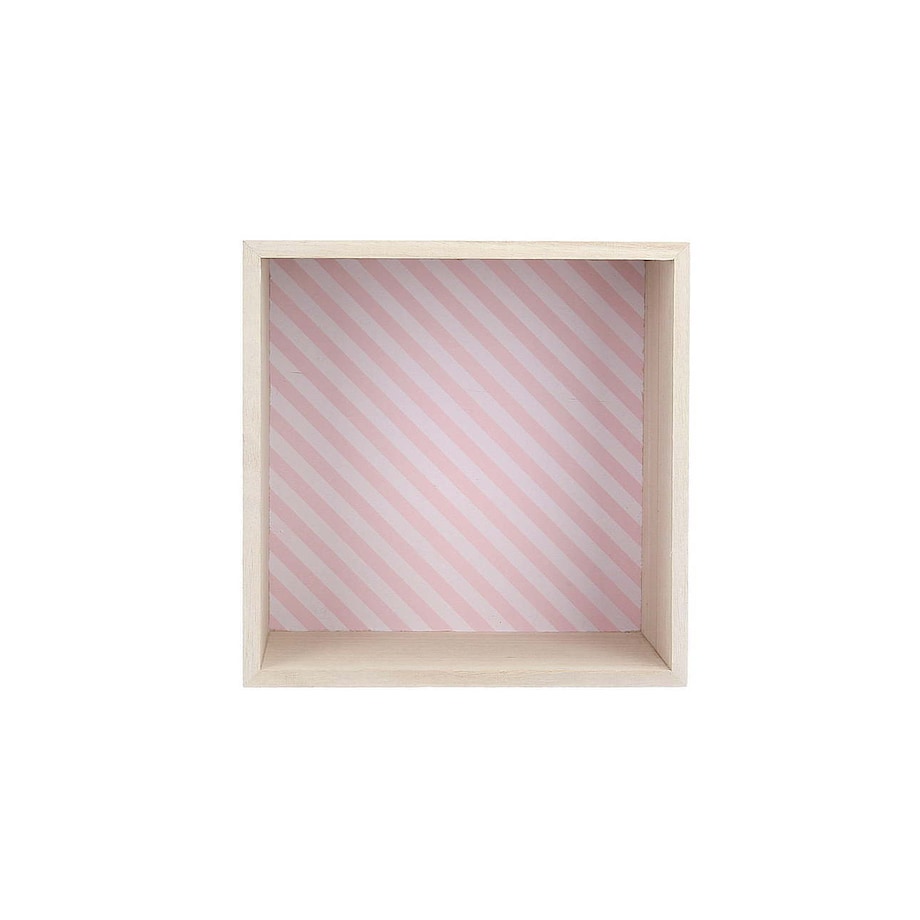 Półka Box pink 22cm, 22x18x22cm