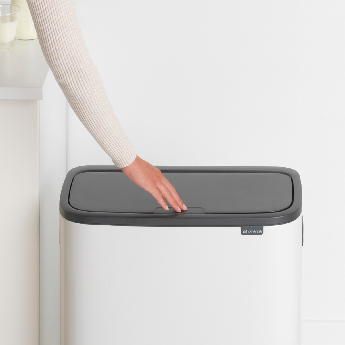 Kosz na śmieci Touch Bin Bo 60l biały 223006