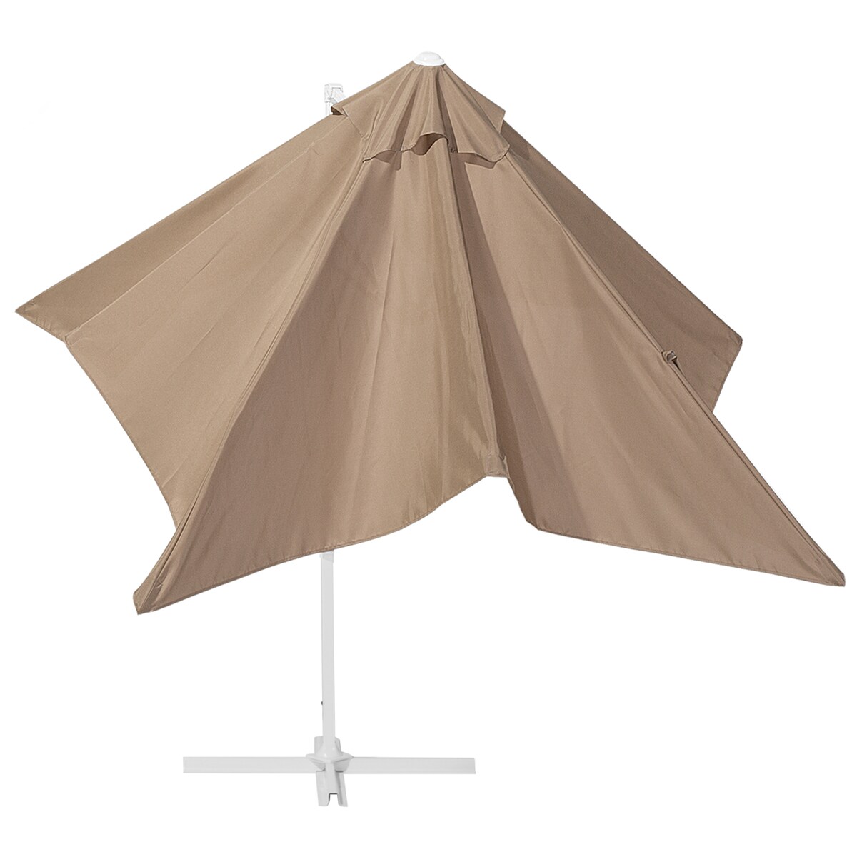 Parasol ogrodowy na wysięgniku 250 cm MONZA Piaskowy