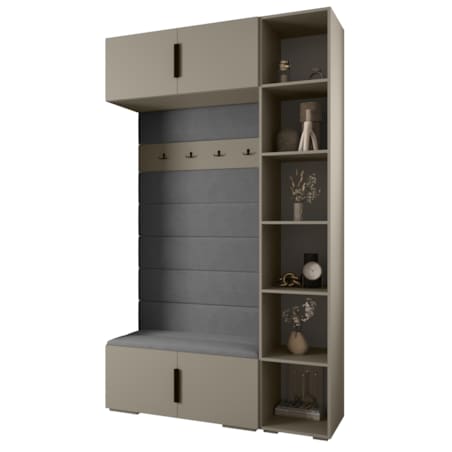 Garderoba do przedpokoju INOVA 1 Z20 kaszmir+czarny+manila16