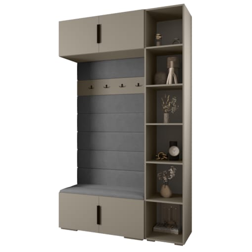 Garderoba do przedpokoju INOVA 1 Z20 kaszmir+czarny+manila16