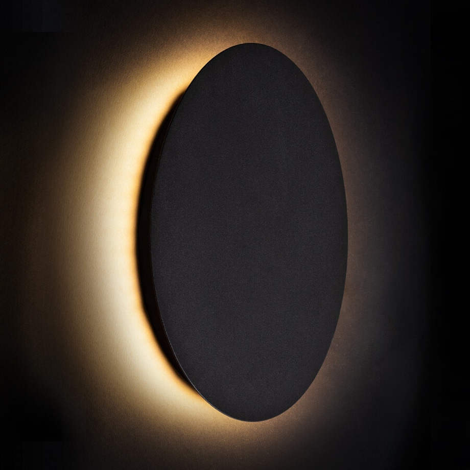 Lampa ścienna 7635 RING LED M Czarny Nowodvorski